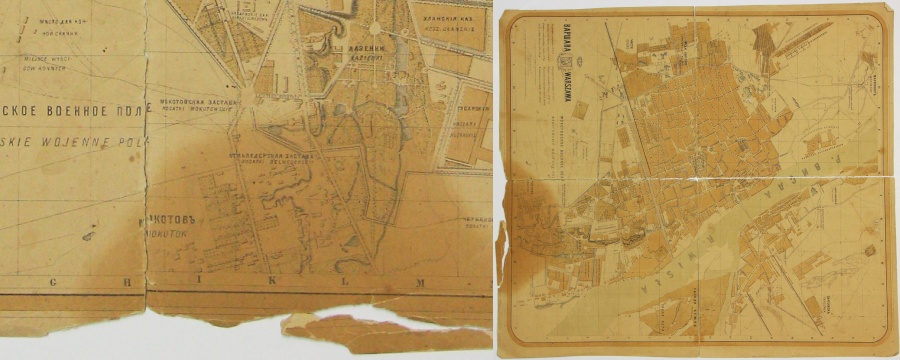 Reperacja mapa planów Odświeżanie rysunków