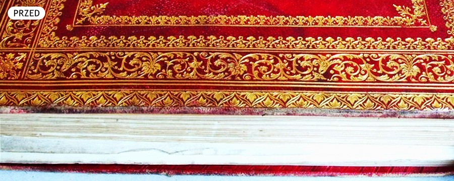 naprawianie skóry oprawy