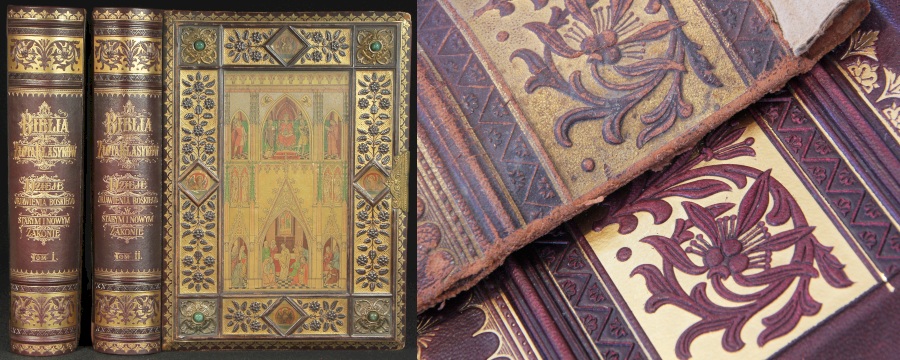 Odtwarzanie rekonstrukcja grzbietów skórzanych